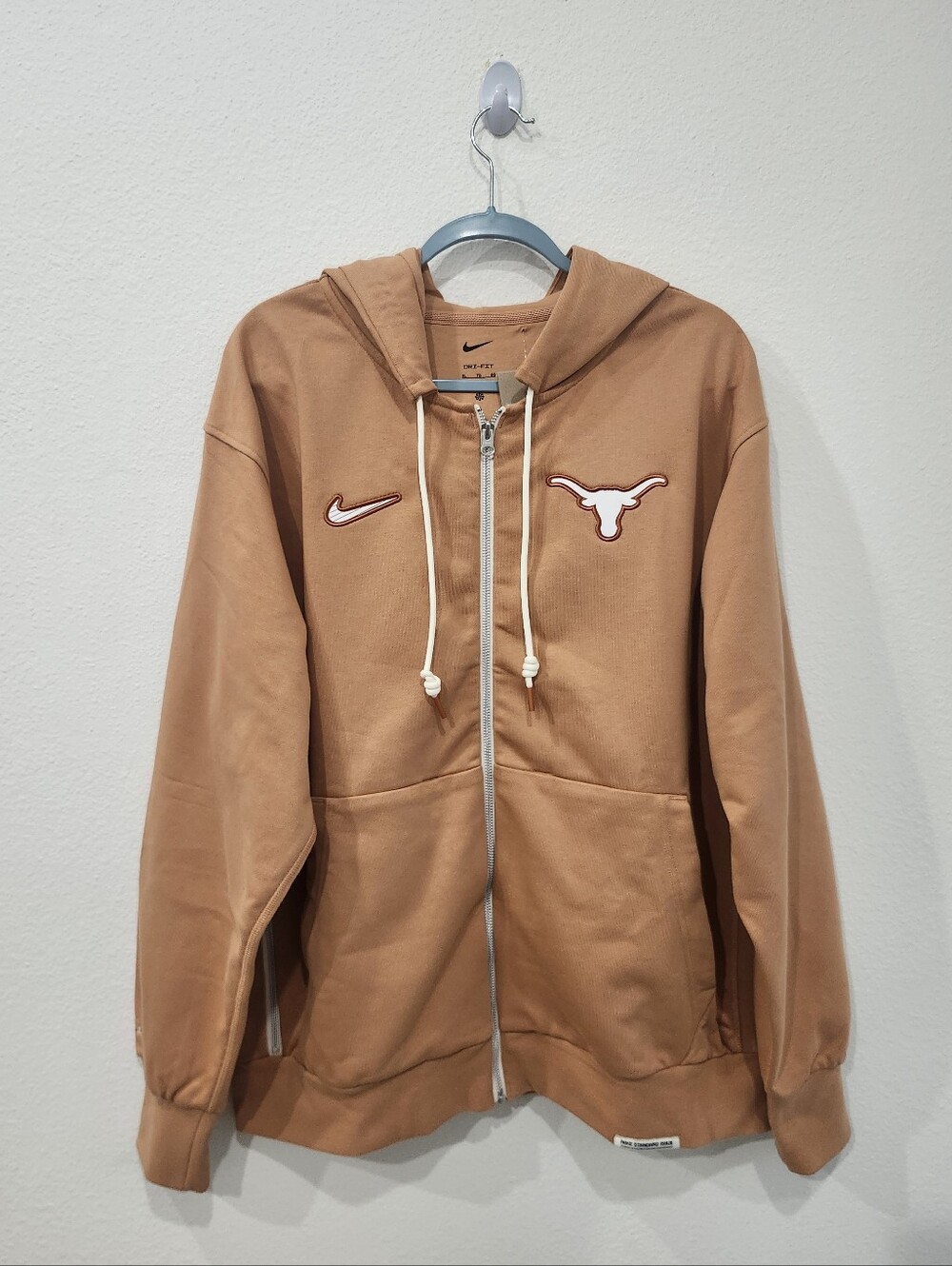 Nike Texas Longhorns Standard Issue Dri-FIT Full Zip Hoodie Men's Size XL